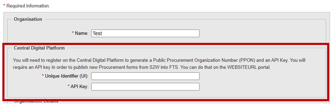 screenshot ob buyer profile page with CDP highlighted. 